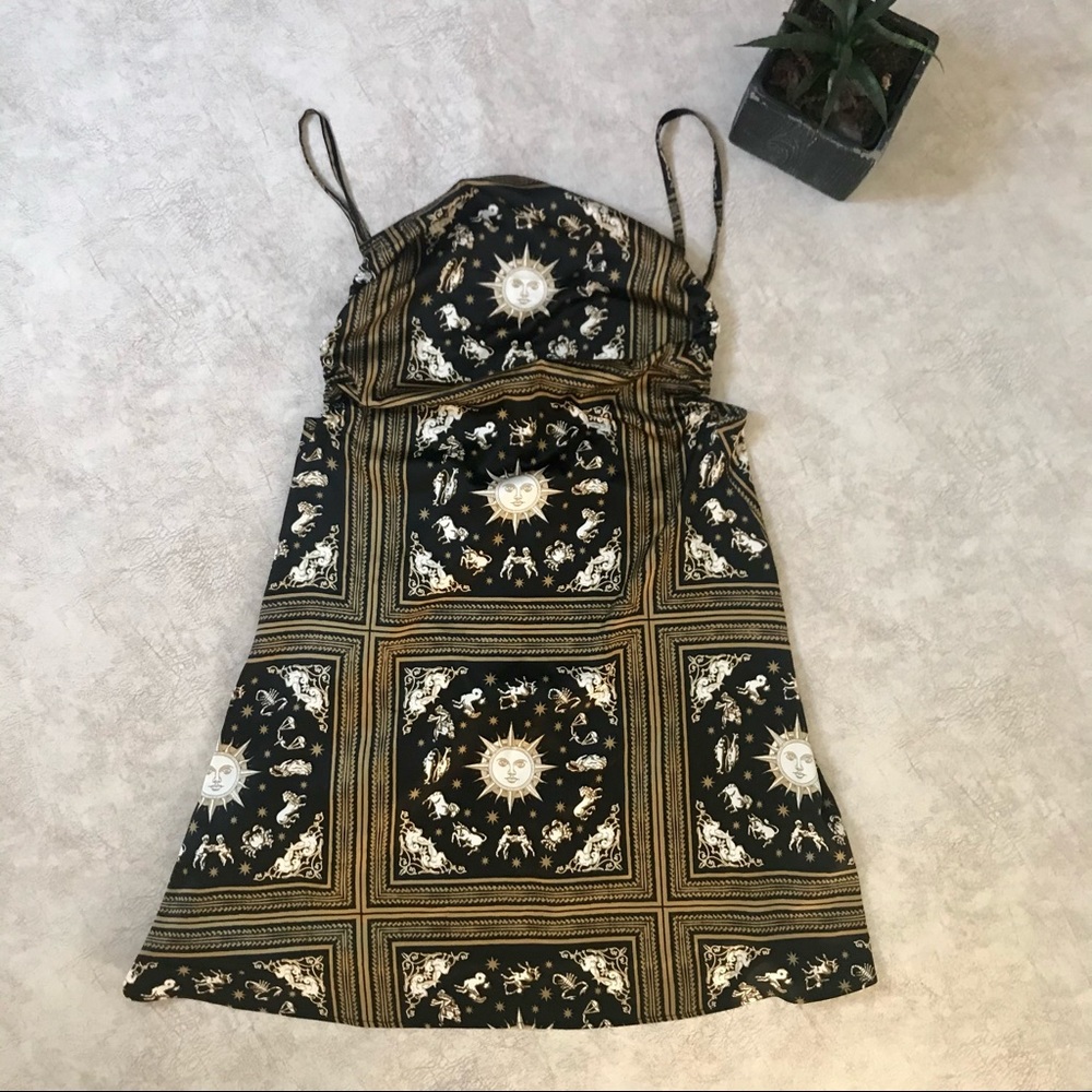 Danielle Bernstein We Wore What Black Astrological Print Dress